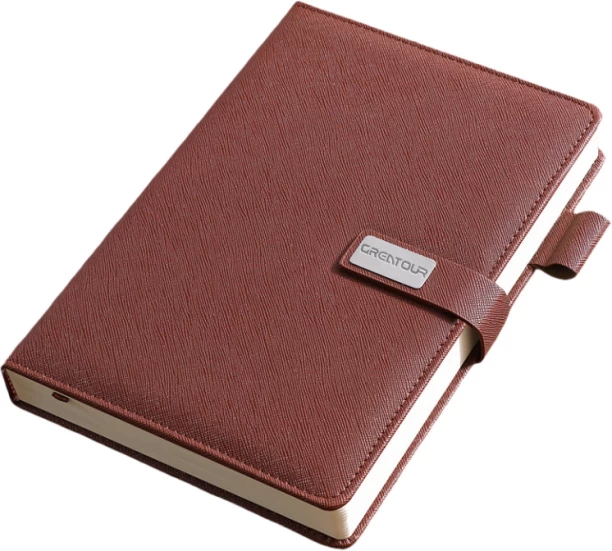 GREATOUR A5 Hard Cover Notebook Journal 240 Pages Pen Loop Magnetic Closure A5 Notebook 8mm Line Spacing