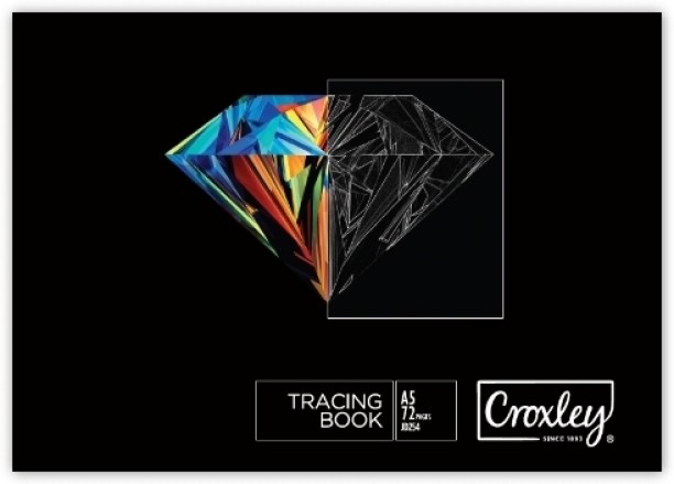 Croxley A5 Landscape 72 Page Tracing Book A5 Notebook Plain Paper