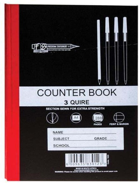 Freedom Stationery Hard Cover Book - Stationary Accessories - A4 - 288 Pages - 10 Pack A4 Notebook Single