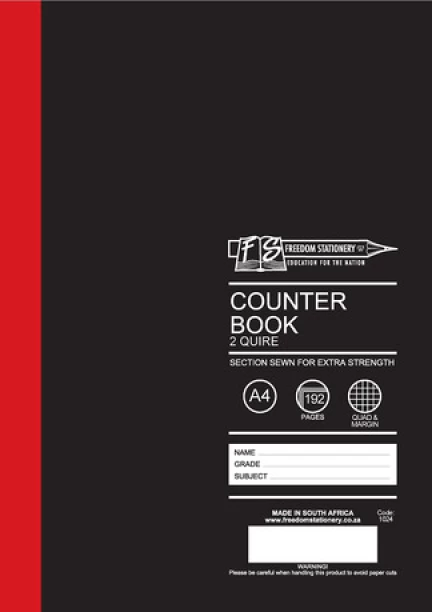 freedom stationery Quire Counter Book Regular Notebook Feint & Margin