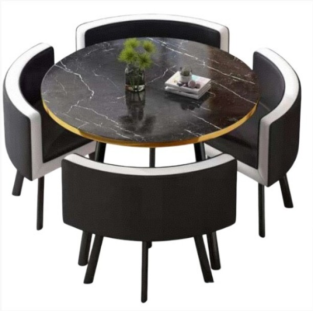 Premium Metal 4 Seater Dining Set