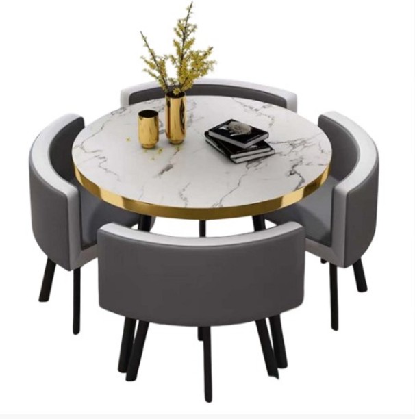 Premium Metal 4 Seater Dining Set