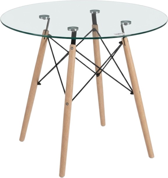 SMTE DT1787 Glass Dining Table