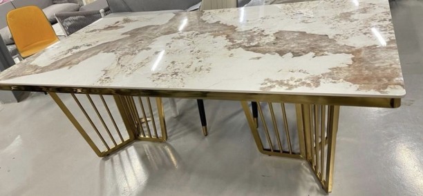 Hillard Home Solutions LJM-OGS-0555 Stone Dining Table