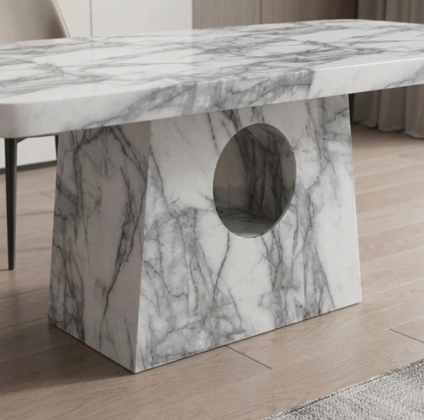 Hillard Home Solutions LJM-OGS-0200 Engineered Wood Dining Table