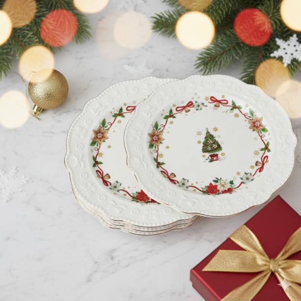 ICCOL HOME Ceramic SDG-14 Dinner Set