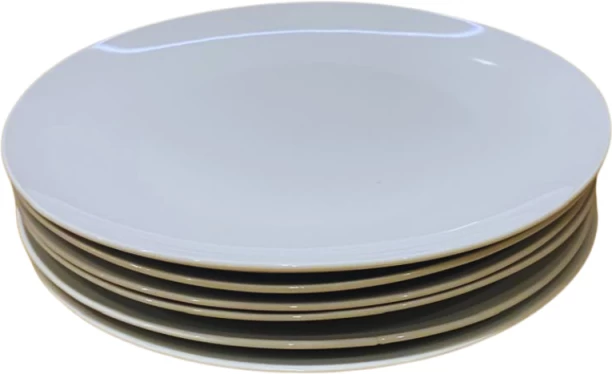 Dragon Pack of 6 Ceramic White Dinner Set