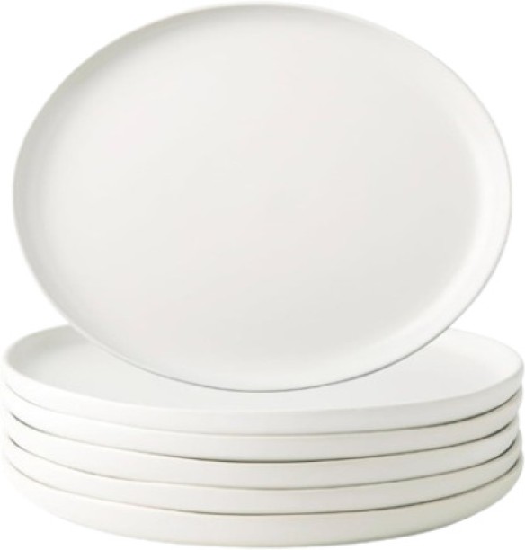 LONDZ Pack of 6 Ceramic 6 Piece Dessert Plates Dinner Set