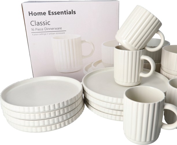 Danny Home Pack of 16 Ceramic BA16T-01 Dinner Set
