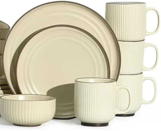 nosana Pack of 16 Ceramic ffgg5643 Dinner Set