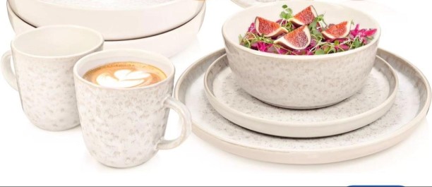 FGH Pack of 16 Stoneware DINNER SET Dinner Set