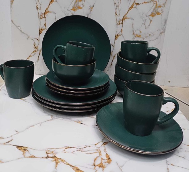 Sethu Collection Pack of 16 Porcelain 16PC DS Dinner Set