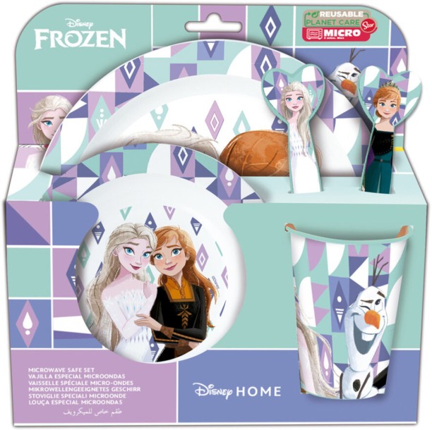 Frozen Pack of 5 Plastic ST-74250 Dinner Set