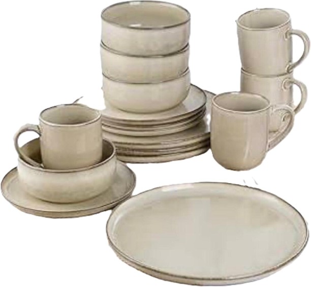 FGH Pack of 16 Stoneware DINNER SET Dinner Set