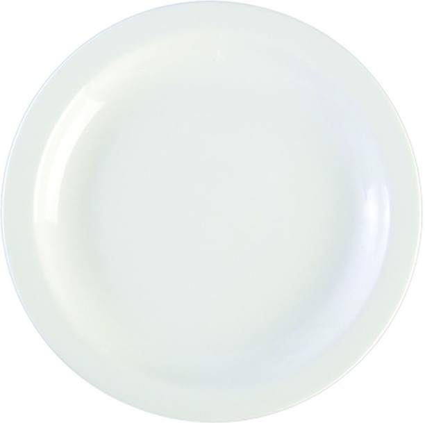 Continental Blanco Pack of 24 Ceramic Dinner Plate 25cm (SABS Approved) Dinner Set