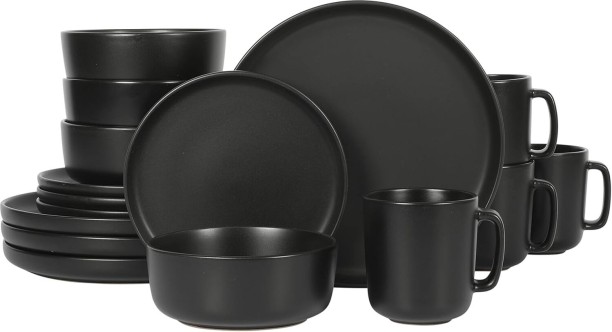 JES Pack of 16 Stoneware 3230 Dinner Set