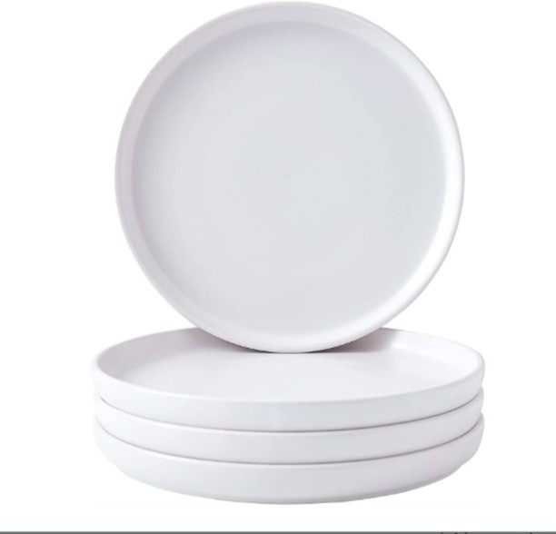 ICOOL HOME Pack of 4 Ceramic I-25-2 SIDEPLATE SET (4PCS) Dinner Set