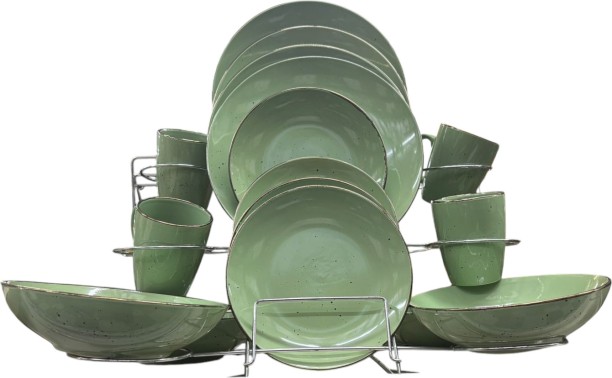 I&S Pack of 16 Stoneware ISD001 Dinner Set