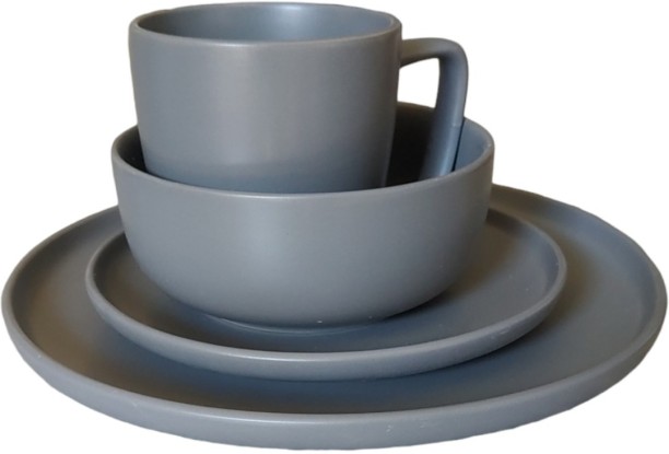 sisa Pack of 16 Stoneware ssazza0012 Dinner Set