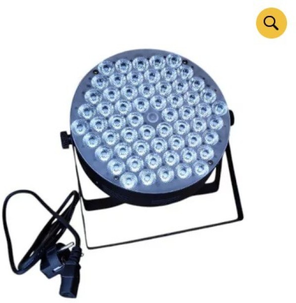 Party Light Pemin PM-174 60 LED Metal Flat RGB 3 in 1 Shower Laser Light