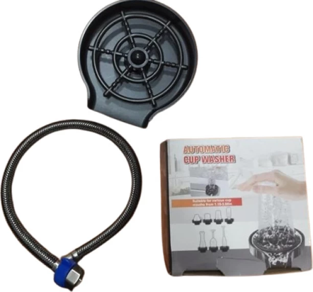 Generic 4 Place Settings Free Standing Dishwasher perra Glass Rinser for Kitchen Sinks,Kitchen Sink Accessories,Glass Cleaner Sink Attachment