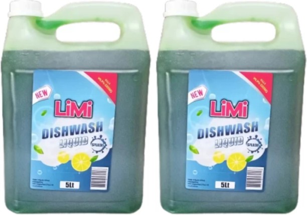 Limi Dishwashing Liquid Lemon Fresh 5L x 2 - 10L Dishwashing Liquid