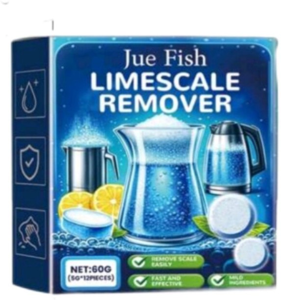 Jue-Fish 12-Piece Limescale Cleaning Effervescent Tablets