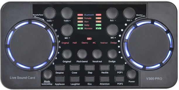 Spark V300 Pro Live Sound Card Multifunctional DJ Effects