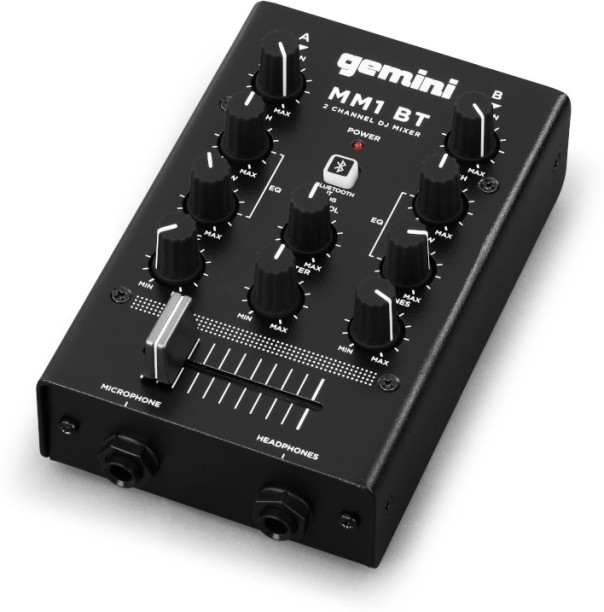 Gemini MM1 Bluetooth 2-channel DJ Mixer DJ Effects