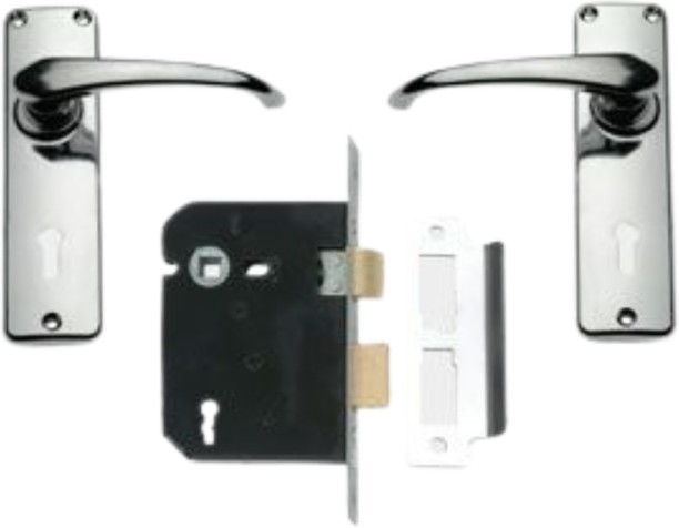 Union Steel Chrome Door Levers