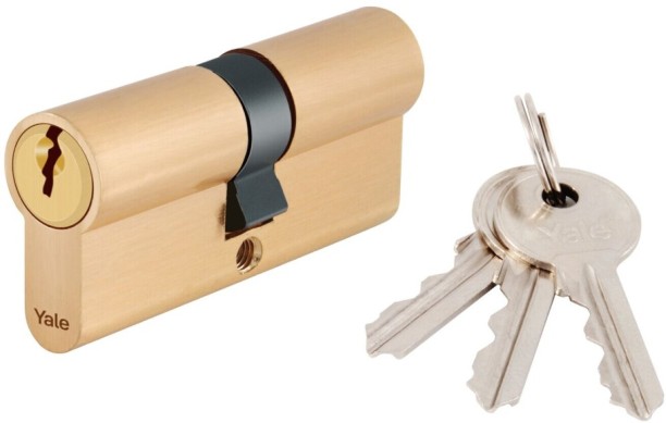 Yale Brass Satin Cylinders