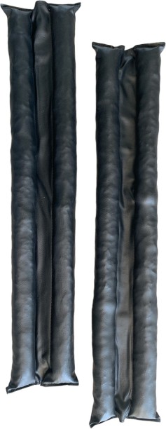 SMTE 2 Piece Wind Dust Blocker Insulator Door Stopper Floor Mounted Floor Mounted Door Stopper