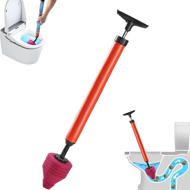 TGT- Toilet Plunger, High-Pressure Toilet Plunger Clog Remover Multi-purpose Plunger