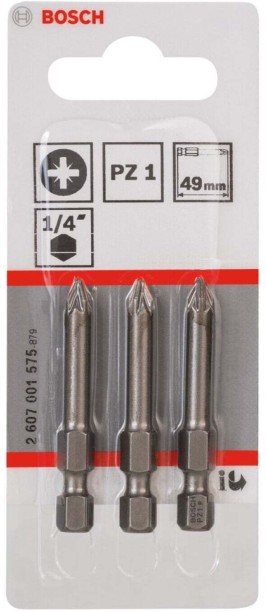 Bosch Screwdriver Bit Ext Hard Pz 1 Masonry Bits