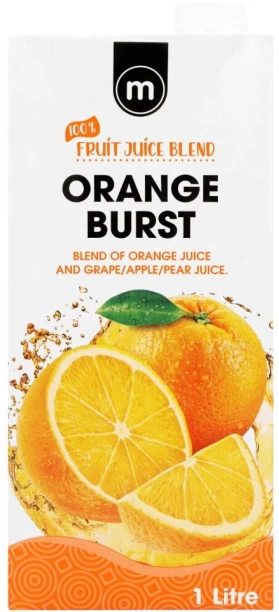M Orange Burst 100% Fruit Juice Blend