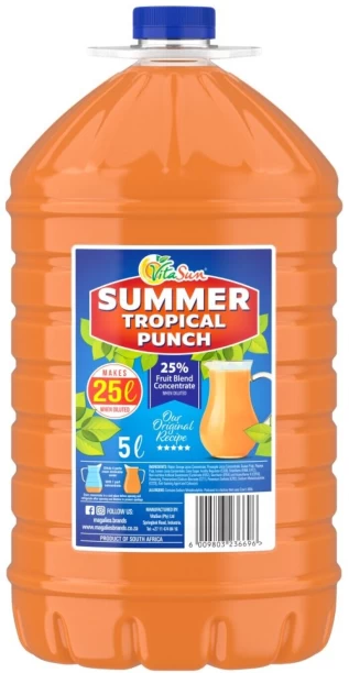 Vita Sun Fruit Drink Concentrate Tropical Punch