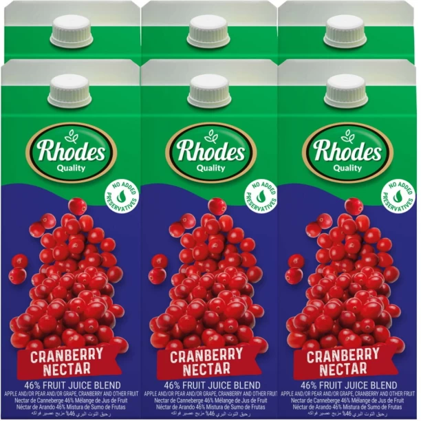 Rhodes Cranberry Nectar Fruit Juice Blend
