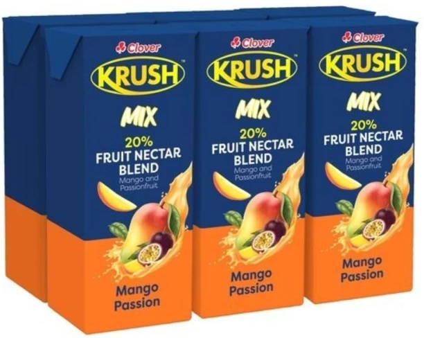 Clover Krush Mix Mango Passion Fruit Juice