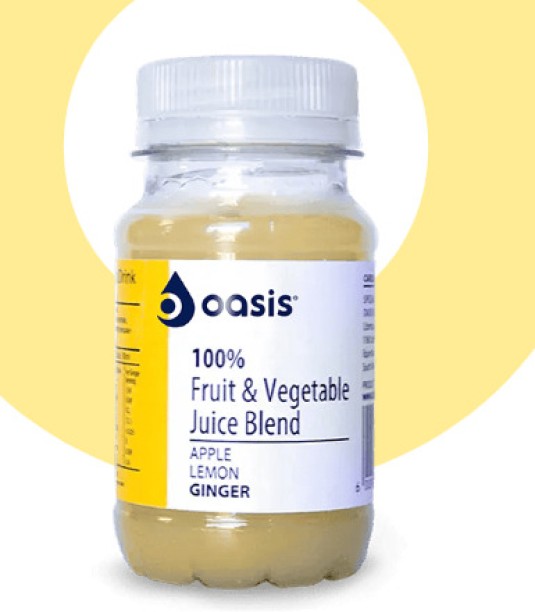 Oasis Health Shot Apple, Lemon & Ginger