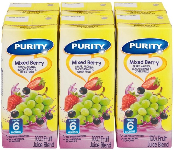 Purity 100% Fruit Juice Blend Mixed Berry