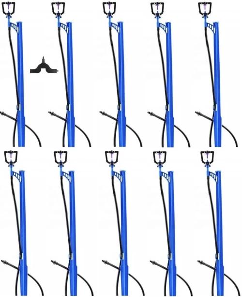 Pleysier 360 Degree Misting Nozzles with 40cm Stakes Drip Irrigation Kit