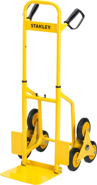 Stanley Tools FT521- 3 Wheeled Steel Folding Hand Truck - 120kg Capacity Platform Trolley