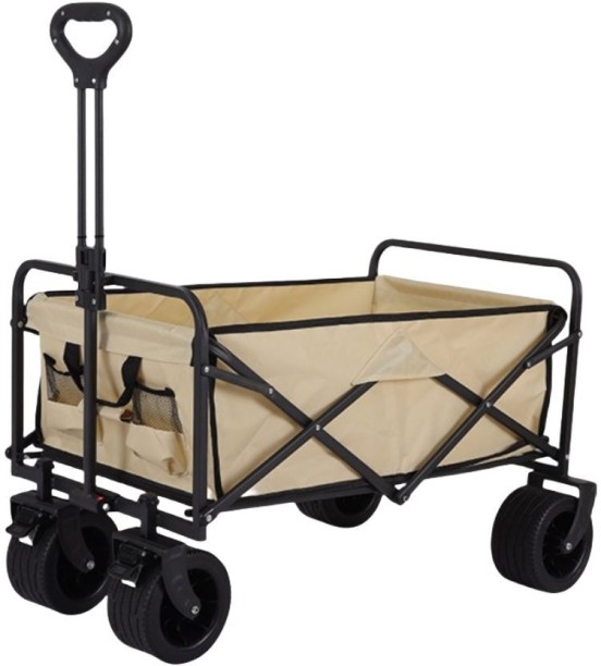 Generic Foldable Trolley Push Pull Wagon Platform Trolley