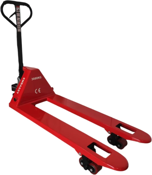 Embassy 3T Pallet Jack With PU Wheels Platform Trolley