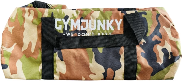 Gym Junky Camouflage Duffle Bag – Original Army Camo Green | Rugged & Stylish Gym Bag Gym Duffel Bag 50 ml