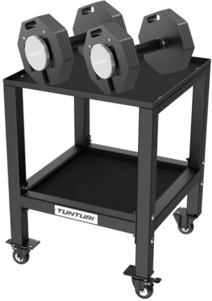 Tunturi Rapid 20kg Adjustable Dumbbell Set with Rack Adjustable Dumbbells