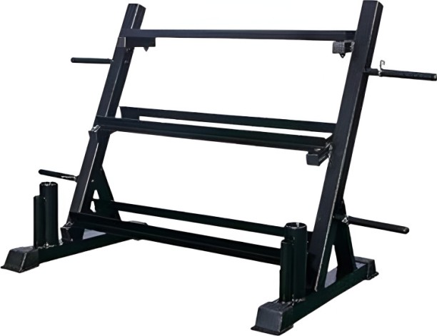 GL 3-Tier Dumbbell Rack with Brackets – Heavy-Duty Steel Weight Rack for Home & Gym | Holds Up to 300kg | Free Weight Storage Stand Dumbbell Stand