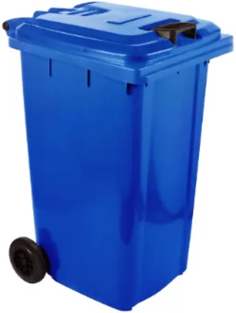 120L Blue Dustbin SA-120LBB Plastic Dustbin