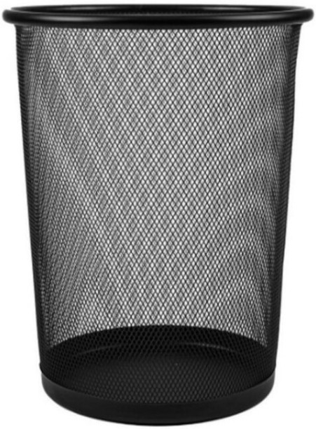 Indoor Bin Round Mesh Metal Waste Black Bin Steel Dustbin Stainless Steel Dustbin