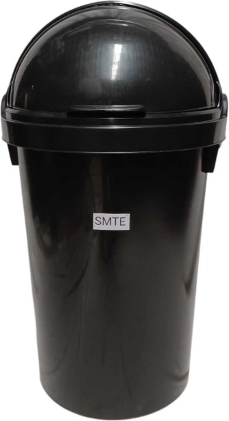 SMTE 25-Liter Silver Dustbin – Sleek and Compact Waste Solution Plastic Dustbin